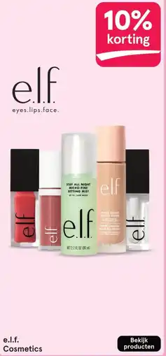 Etos E.l.f. cosmetics aanbieding