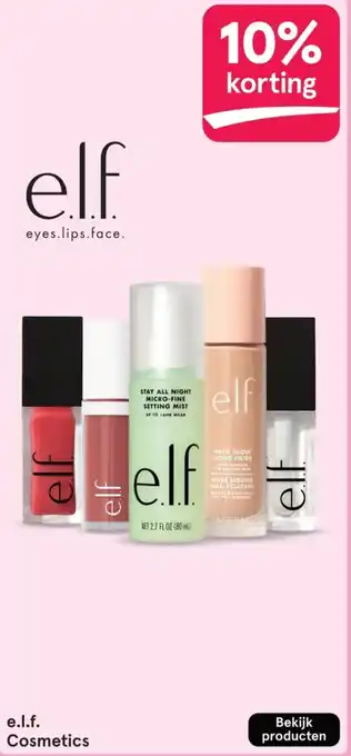 Etos E.l.f. cosmetics aanbieding
