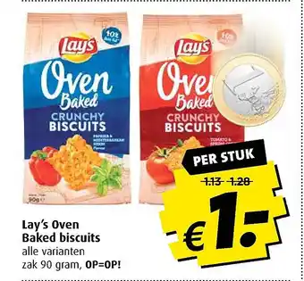 Boni Lay's Oven Baked biscuits aanbieding