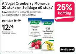 Etos A.Vogel Cranberry Monarda 30 stuks en Solidago 60 stuks aanbieding