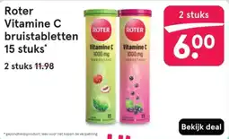 Etos Roter Vitamine C bruistabletten 15 stuks aanbieding