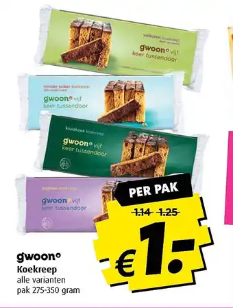 Boni gwoono Koekreep aanbieding