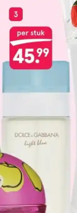 Etos Dolce & Gabbana Light Blue pour Femme aanbieding