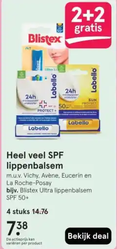 Etos Heel veel SPF lippenbalsem aanbieding