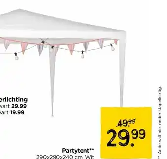 Xenos Partytent** aanbieding