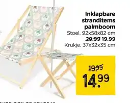 Xenos Inklapbare stranditems palmboom aanbieding