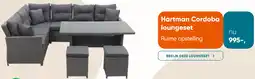 Van der Garde tuinmeubelen Hartman Cordoba loungeset aanbieding