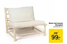 Xenos Bank met kussen Shanghai aanbieding