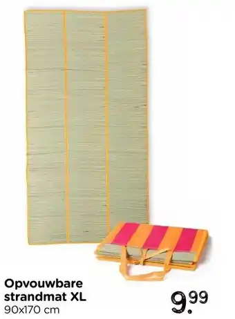Xenos Opvouwbare strandmat XL aanbieding