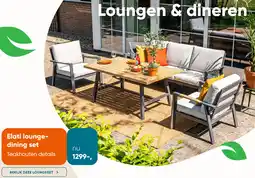 Van der Garde tuinmeubelen Elati lounge-dining set aanbieding
