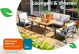 Van der Garde tuinmeubelen Elati lounge- dining set aanbieding