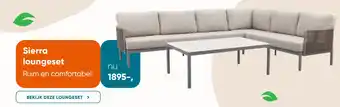 Van der Garde tuinmeubelen Sierra loungeset aanbieding
