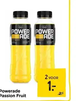 Xenos Powerade Passion Fruit aanbieding