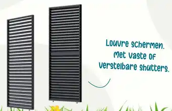 Van der Garde tuinmeubelen Louvre schermen. aanbieding