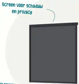 Van der Garde tuinmeubelen Screen voor schaduw en privacy aanbieding