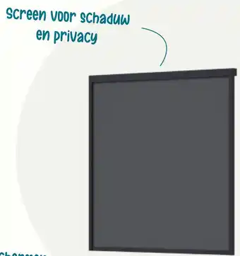 Van der Garde tuinmeubelen Screen voor schaduw en privacy aanbieding
