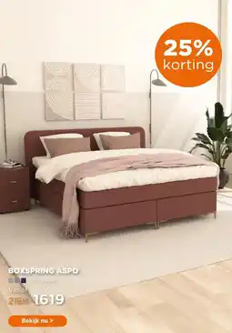 TotaalBED Boxspring Aspo aanbieding