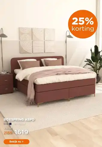 TotaalBED Boxspring Aspo aanbieding