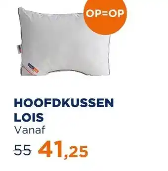 TotaalBED Hoofdkussen Lois | polyester vezels | aanbieding