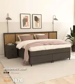 TotaalBED Boxspring Leon vlak aanbieding