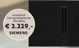 Superkeukens kookplaat met geintegreerde afzuiging aanbieding