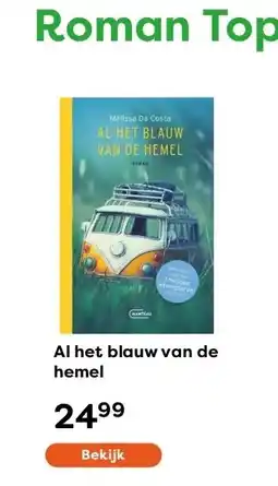 The Read Shop Al het blauw van de hemel aanbieding