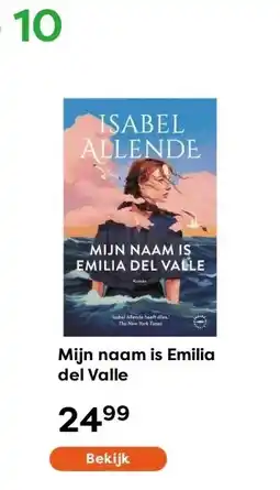 The Read Shop Mijn naam is Emilia del Valle aanbieding