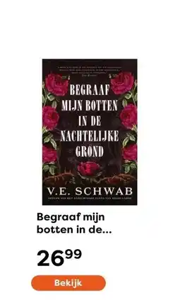 The Read Shop Begraaf mijn botten in de nachtelijke grond aanbieding