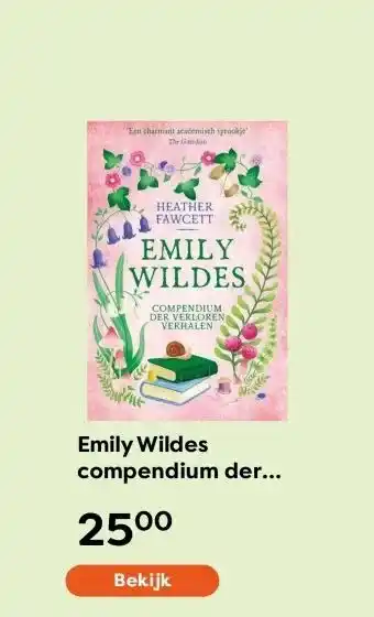 The Read Shop Emily Wildes compendium der verloren verhalen aanbieding