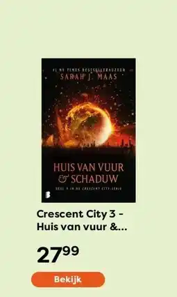 The Read Shop Crescent City 3 - Huis van vuur & schaduw aanbieding