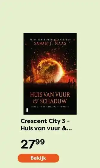 The Read Shop Crescent City 3 - Huis van vuur & schaduw aanbieding