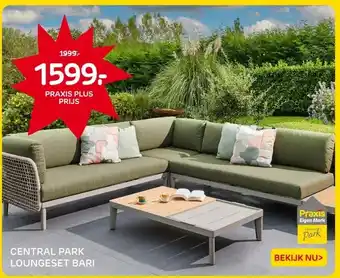 Praxis CENTRAL PARK LOUNGESET BARI aanbieding