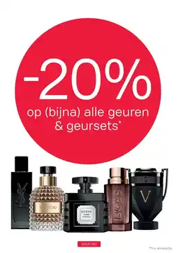 Pour Vous -20% op (bijna) alle geuren & geursets* aanbieding
