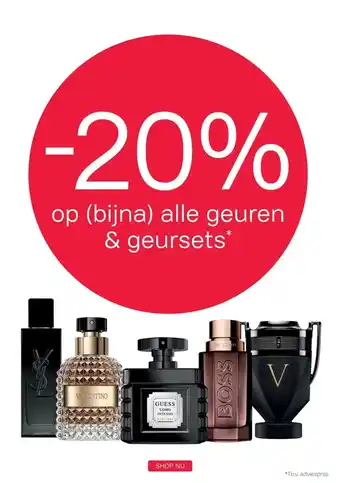 Pour Vous -20% op (bijna) alle geuren & geursets* aanbieding