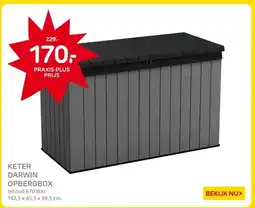 Praxis KETER DARWIN OPBERGBOX aanbieding