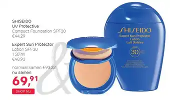 Pour Vous SHISEIDO UV Protective Compact Foundation SPF30 €44,29 aanbieding
