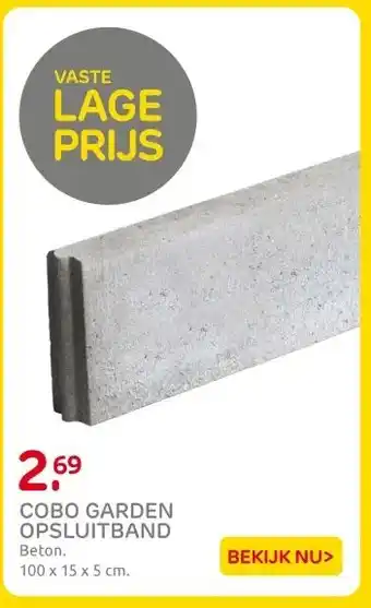 Praxis COBO GARDEN OPSLUITBAND aanbieding