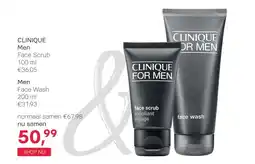 Pour Vous CLINIQUE Men Face Scrub 100 ml €36,05 aanbieding