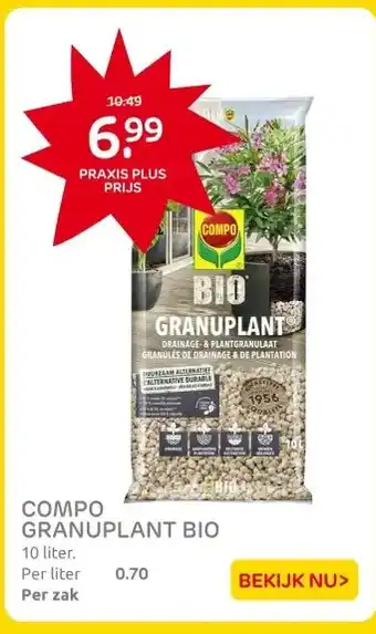 Praxis COMPO GRANUPLANT BIO aanbieding