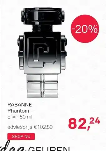 Pour Vous RABANNE Phantom Elixir 50 ml aanbieding
