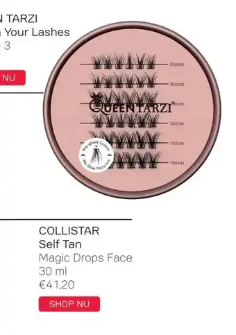 Pour Vous COLLISTAR Self Tan Magic Drops Face 30 ml aanbieding
