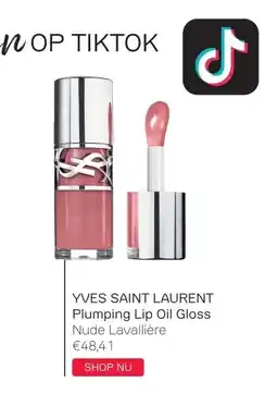 Pour Vous YVES SAINT LAURENT Plumping Lip Oil Gloss Nude Lavallière aanbieding