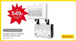 Praxis QLIMA SPLIT AIRCO VOOR CARAVAN aanbieding