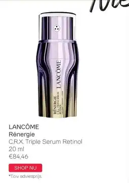 Pour Vous LANCÔME Rénergie C.R.X. Triple Serum Retinol 20 ml €84,46 aanbieding