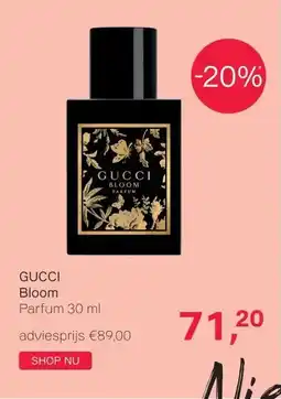 Pour Vous GUCCI Bloom Parfum 30 ml aanbieding