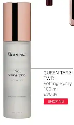 Pour Vous QUEEN TARZI PWR Setting Spray 100 ml aanbieding