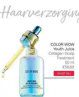 Pour Vous COLOR WOW Youth Juice Collagen Scalp Treatment 50 ml aanbieding
