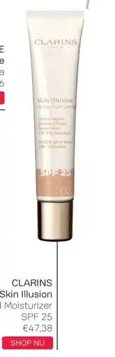 Pour Vous CLARINS Skin Illusion Tinted Moisturizer aanbieding