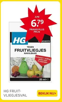 Praxis HG FRUIT- VLIEGJESVAL aanbieding