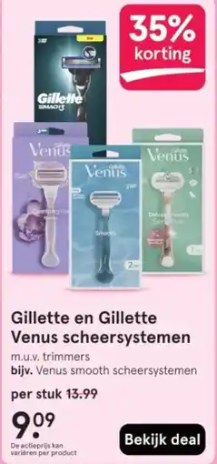 Etos Gillette en Gillette Venus scheersystemen aanbieding
